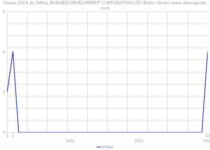 Visitas 2024 de SMALL BUSINESS DEVELOPMENT CORPORATION LTD (Reino Unido) 