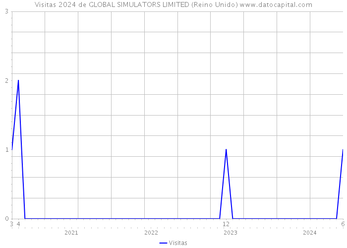 Visitas 2024 de GLOBAL SIMULATORS LIMITED (Reino Unido) 