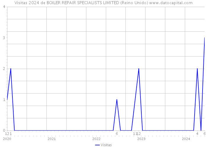 Visitas 2024 de BOILER REPAIR SPECIALISTS LIMITED (Reino Unido) 