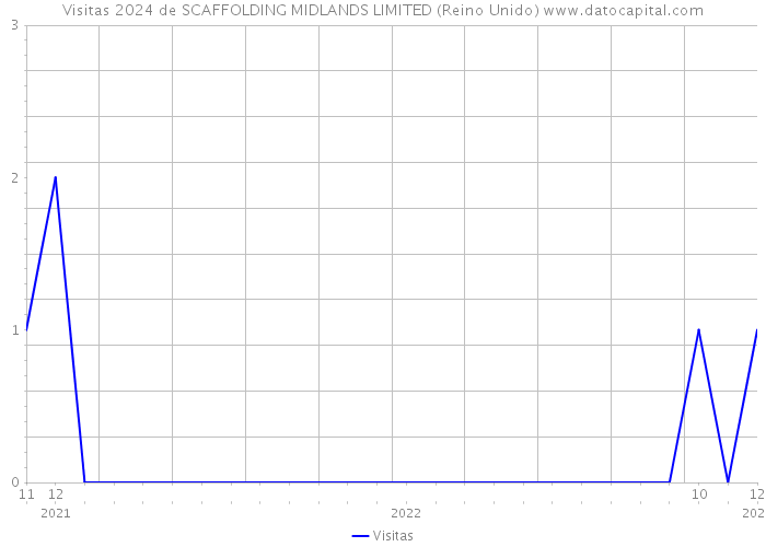 Visitas 2024 de SCAFFOLDING MIDLANDS LIMITED (Reino Unido) 