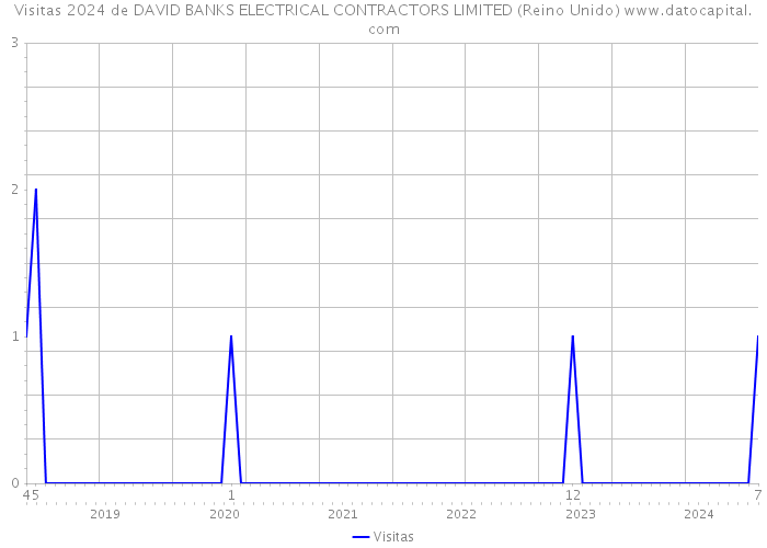 Visitas 2024 de DAVID BANKS ELECTRICAL CONTRACTORS LIMITED (Reino Unido) 