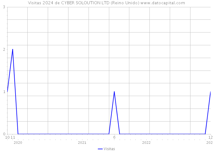 Visitas 2024 de CYBER SOLOUTION LTD (Reino Unido) 