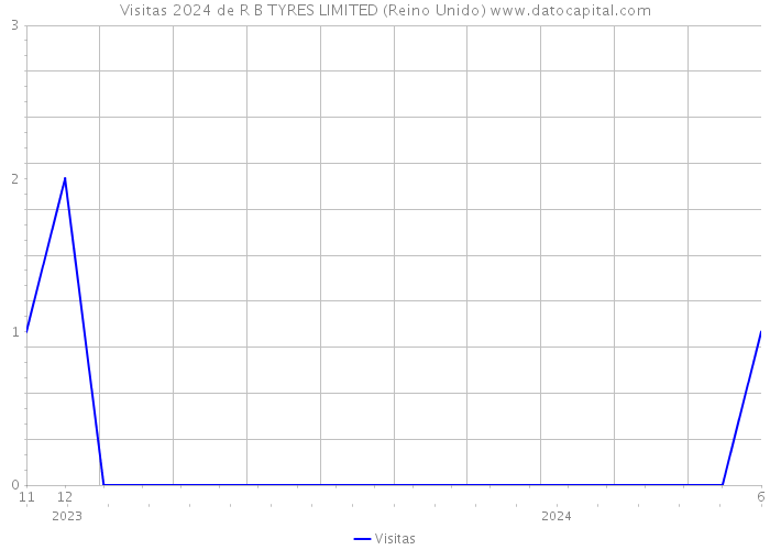 Visitas 2024 de R B TYRES LIMITED (Reino Unido) 