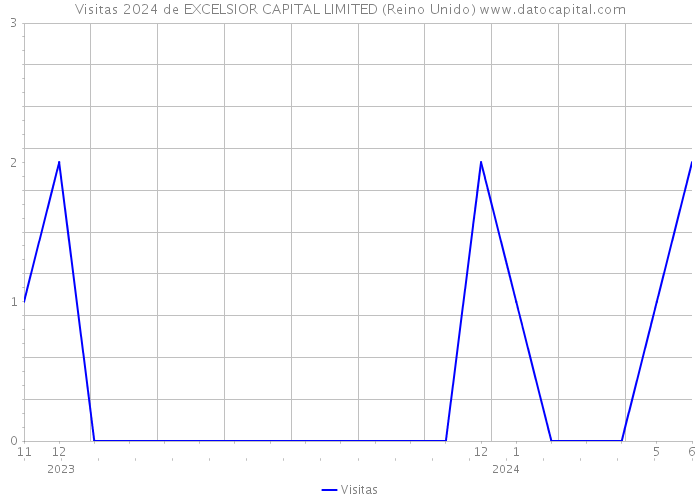 Visitas 2024 de EXCELSIOR CAPITAL LIMITED (Reino Unido) 