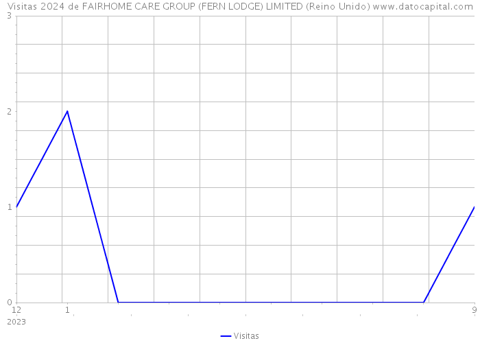 Visitas 2024 de FAIRHOME CARE GROUP (FERN LODGE) LIMITED (Reino Unido) 