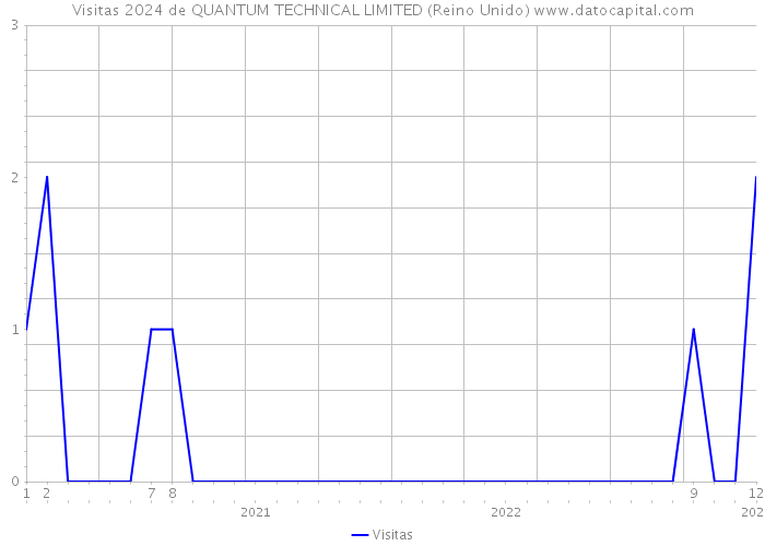 Visitas 2024 de QUANTUM TECHNICAL LIMITED (Reino Unido) 