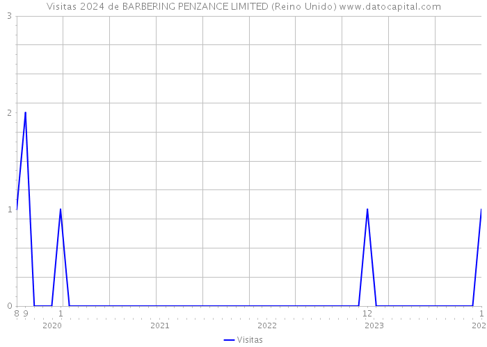 Visitas 2024 de BARBERING PENZANCE LIMITED (Reino Unido) 