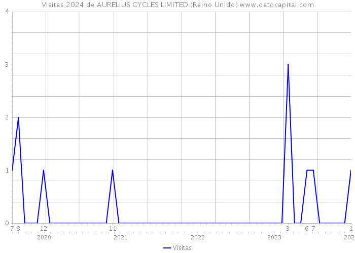 Visitas 2024 de AURELIUS CYCLES LIMITED (Reino Unido) 