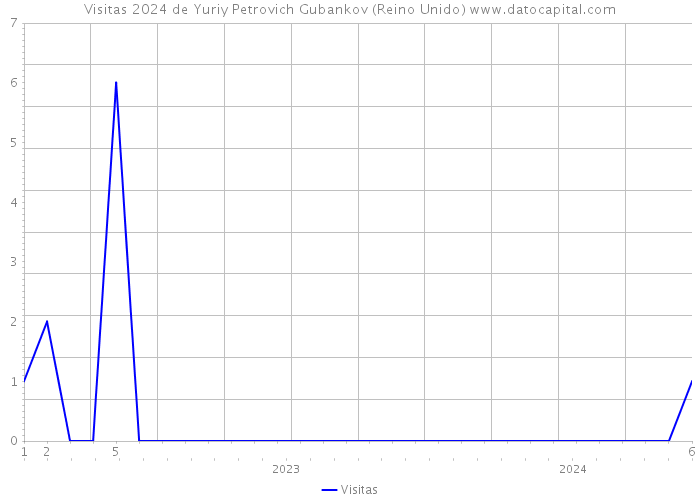 Visitas 2024 de Yuriy Petrovich Gubankov (Reino Unido) 