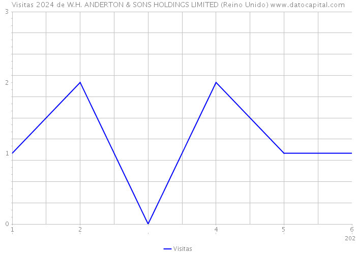 Visitas 2024 de W.H. ANDERTON & SONS HOLDINGS LIMITED (Reino Unido) 