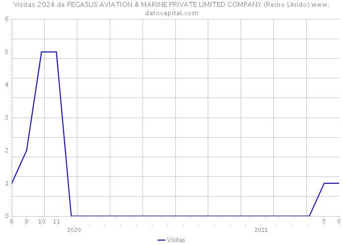 Visitas 2024 de PEGASUS AVIATION & MARINE PRIVATE LIMITED COMPANY (Reino Unido) 