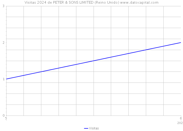 Visitas 2024 de PETER & SONS LIMITED (Reino Unido) 