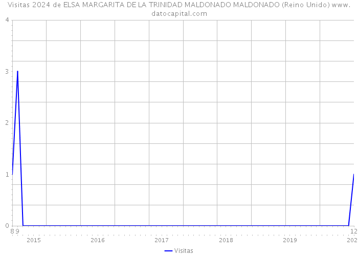 Visitas 2024 de ELSA MARGARITA DE LA TRINIDAD MALDONADO MALDONADO (Reino Unido) 
