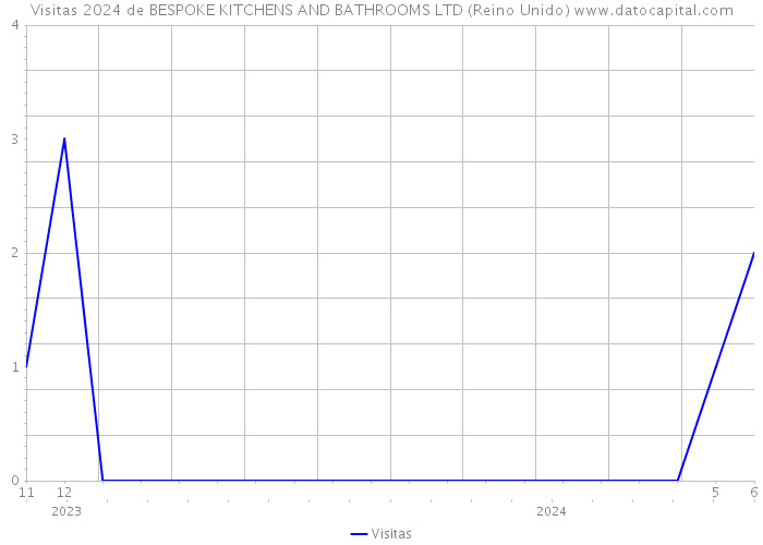 Visitas 2024 de BESPOKE KITCHENS AND BATHROOMS LTD (Reino Unido) 