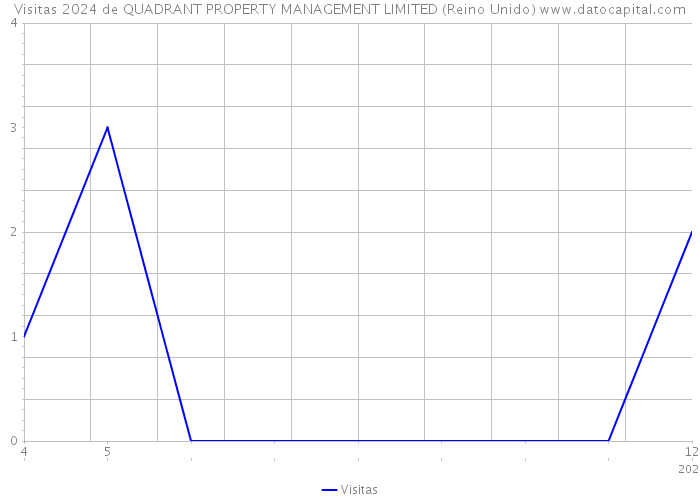 Visitas 2024 de QUADRANT PROPERTY MANAGEMENT LIMITED (Reino Unido) 