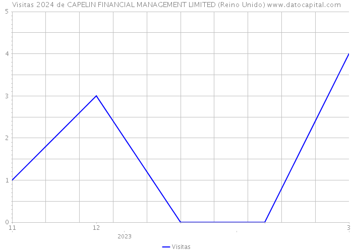 Visitas 2024 de CAPELIN FINANCIAL MANAGEMENT LIMITED (Reino Unido) 