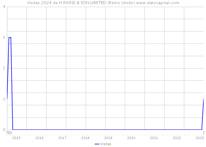 Visitas 2024 de H RAINS & SON LIMITED (Reino Unido) 