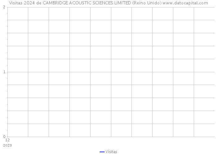 Visitas 2024 de CAMBRIDGE ACOUSTIC SCIENCES LIMITED (Reino Unido) 