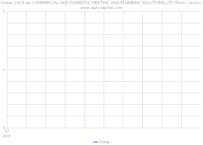 Visitas 2024 de COMMERCIAL AND DOMESTIC HEATING AND PLUMBING SOLUTIONS LTD (Reino Unido) 