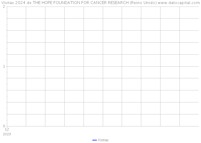 Visitas 2024 de THE HOPE FOUNDATION FOR CANCER RESEARCH (Reino Unido) 
