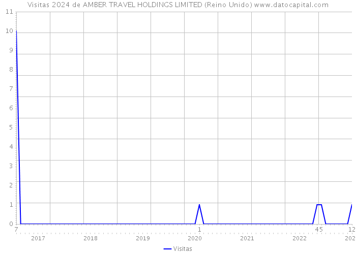 Visitas 2024 de AMBER TRAVEL HOLDINGS LIMITED (Reino Unido) 