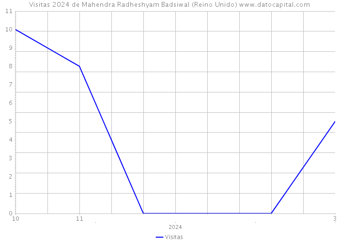 Visitas 2024 de Mahendra Radheshyam Badsiwal (Reino Unido) 