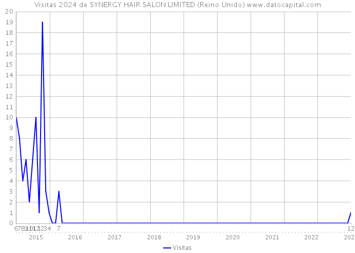 Visitas 2024 de SYNERGY HAIR SALON LIMITED (Reino Unido) 