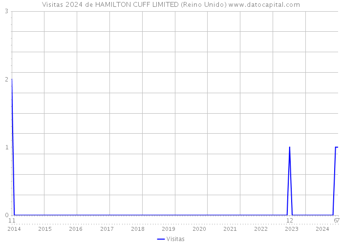 Visitas 2024 de HAMILTON CUFF LIMITED (Reino Unido) 