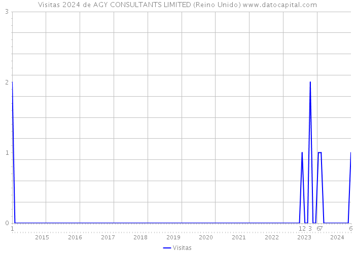 Visitas 2024 de AGY CONSULTANTS LIMITED (Reino Unido) 