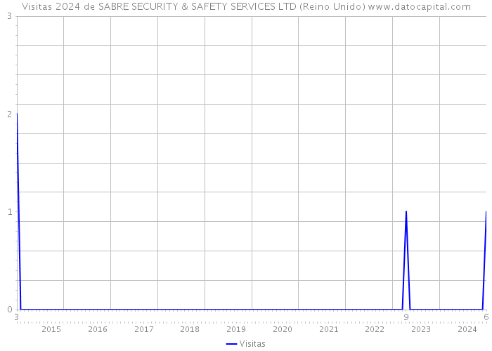 Visitas 2024 de SABRE SECURITY & SAFETY SERVICES LTD (Reino Unido) 