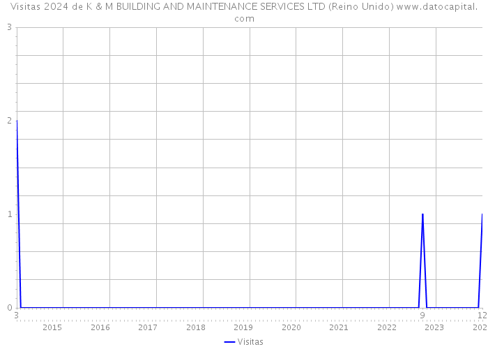 Visitas 2024 de K & M BUILDING AND MAINTENANCE SERVICES LTD (Reino Unido) 