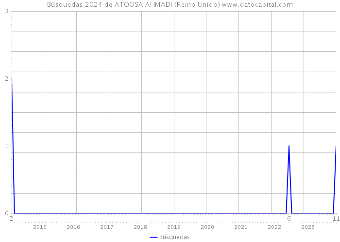 Búsquedas 2024 de ATOOSA AHMADI (Reino Unido) 