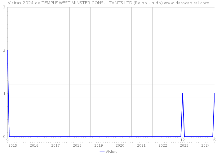 Visitas 2024 de TEMPLE WEST MINSTER CONSULTANTS LTD (Reino Unido) 