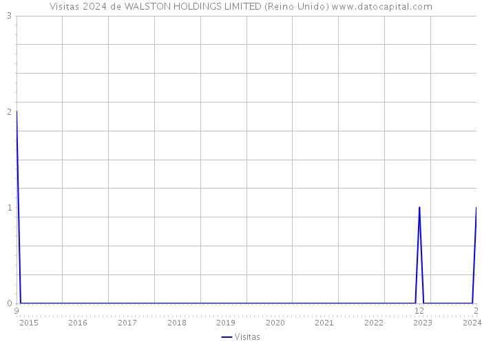 Visitas 2024 de WALSTON HOLDINGS LIMITED (Reino Unido) 