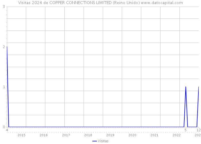 Visitas 2024 de COPPER CONNECTIONS LIMITED (Reino Unido) 