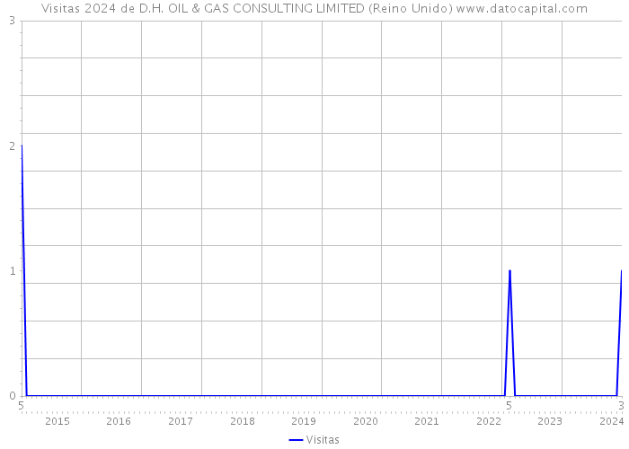 Visitas 2024 de D.H. OIL & GAS CONSULTING LIMITED (Reino Unido) 