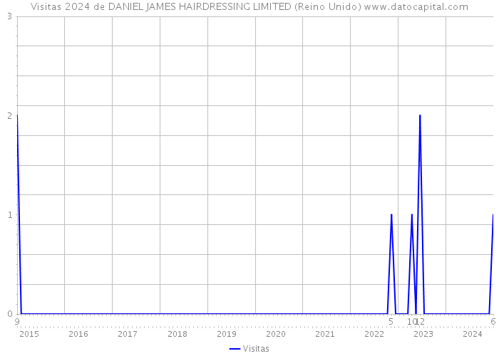 Visitas 2024 de DANIEL JAMES HAIRDRESSING LIMITED (Reino Unido) 