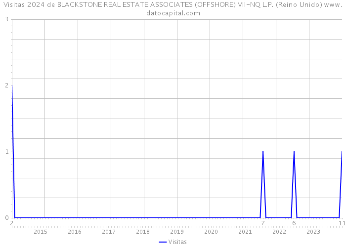 Visitas 2024 de BLACKSTONE REAL ESTATE ASSOCIATES (OFFSHORE) VII-NQ L.P. (Reino Unido) 