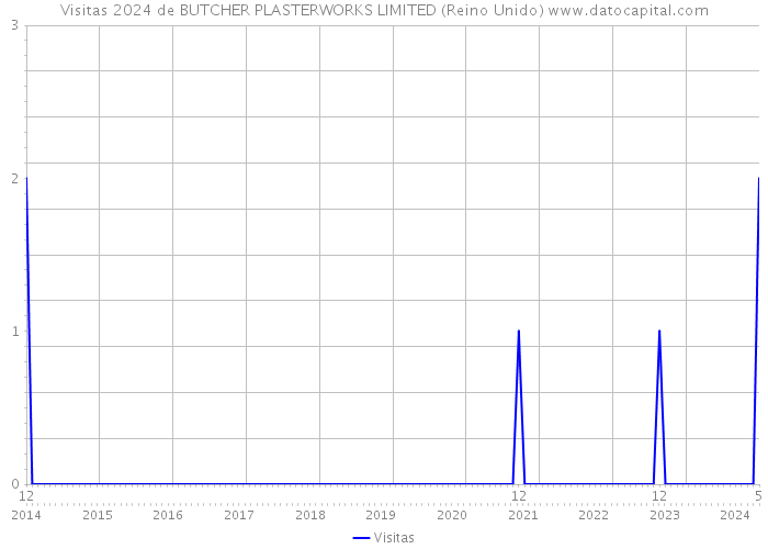 Visitas 2024 de BUTCHER PLASTERWORKS LIMITED (Reino Unido) 