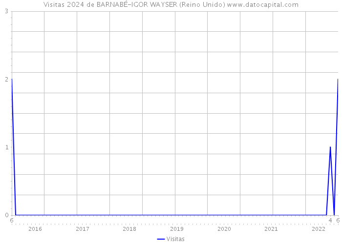 Visitas 2024 de BARNABÉ-IGOR WAYSER (Reino Unido) 