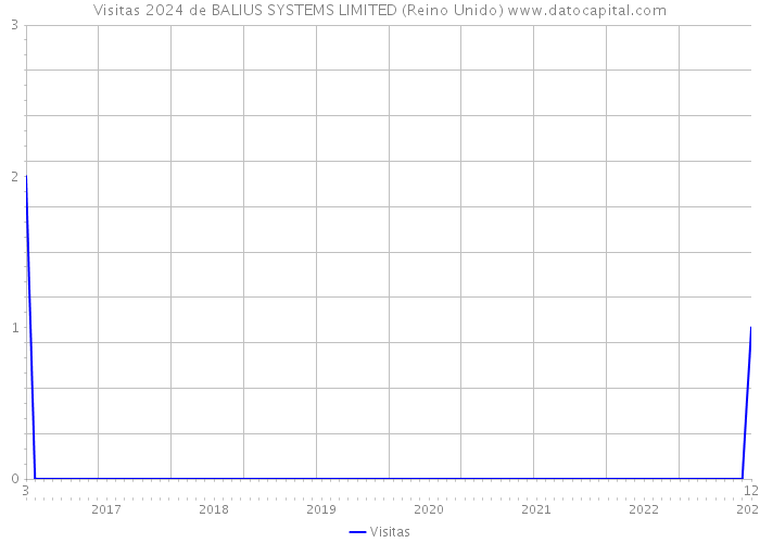Visitas 2024 de BALIUS SYSTEMS LIMITED (Reino Unido) 