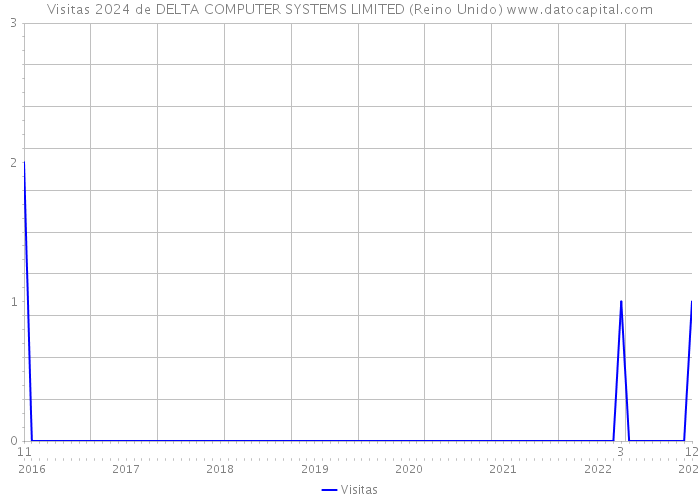 Visitas 2024 de DELTA COMPUTER SYSTEMS LIMITED (Reino Unido) 