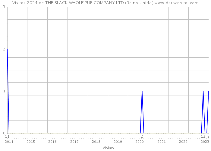 Visitas 2024 de THE BLACK WHOLE PUB COMPANY LTD (Reino Unido) 
