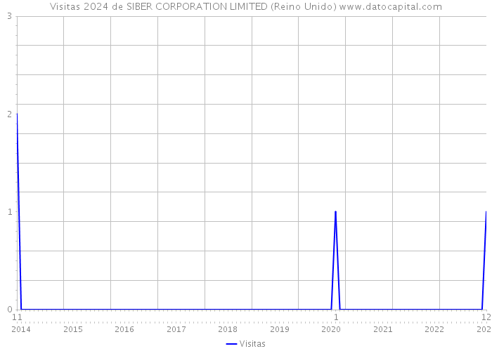 Visitas 2024 de SIBER CORPORATION LIMITED (Reino Unido) 