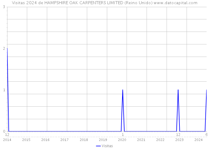 Visitas 2024 de HAMPSHIRE OAK CARPENTERS LIMITED (Reino Unido) 