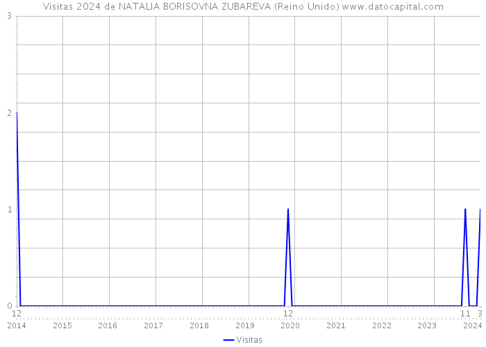 Visitas 2024 de NATALIA BORISOVNA ZUBAREVA (Reino Unido) 