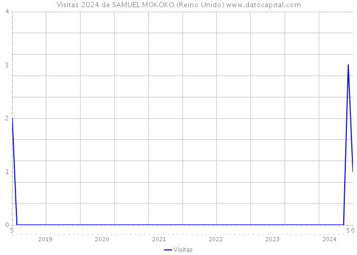 Visitas 2024 de SAMUEL MOKOKO (Reino Unido) 