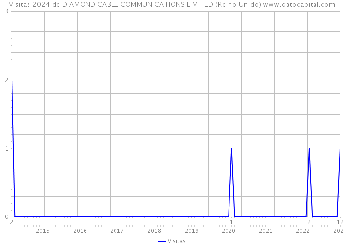 Visitas 2024 de DIAMOND CABLE COMMUNICATIONS LIMITED (Reino Unido) 
