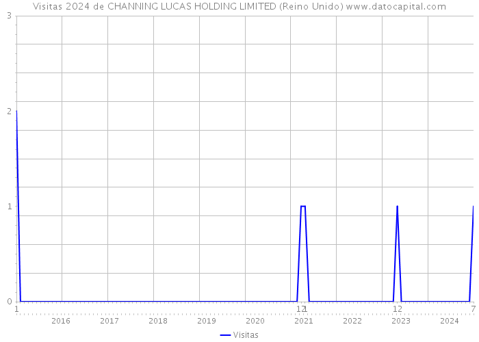 Visitas 2024 de CHANNING LUCAS HOLDING LIMITED (Reino Unido) 