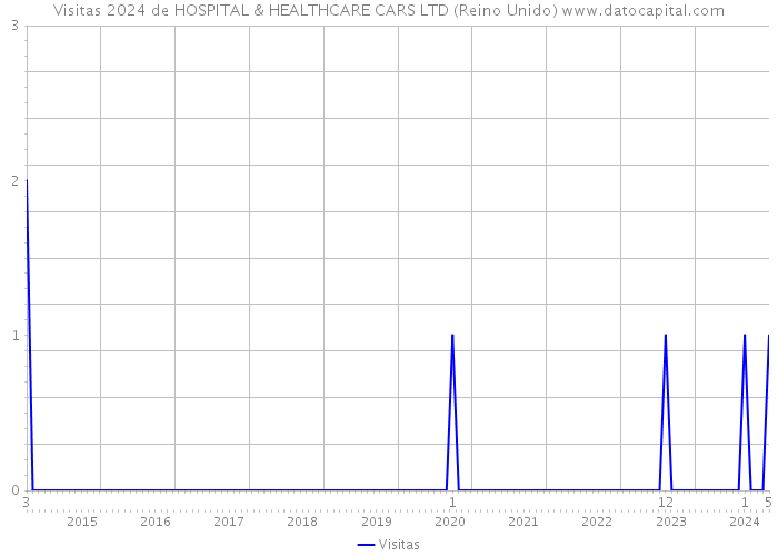 Visitas 2024 de HOSPITAL & HEALTHCARE CARS LTD (Reino Unido) 